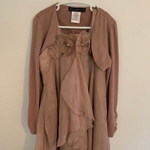 Biscotti Dress with Shrug - Size 8